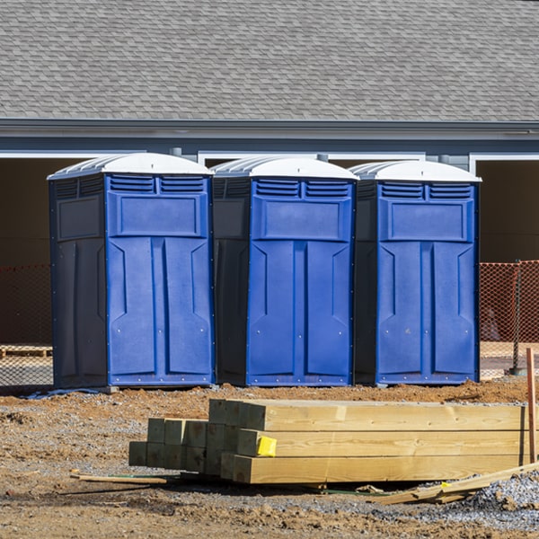 are there any restrictions on where i can place the portable toilets during my rental period in Thomas
